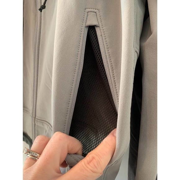 The North Face Apex Bionic Jacket windproof gray mens womens Patagonia size MED - Picture 5 of 7